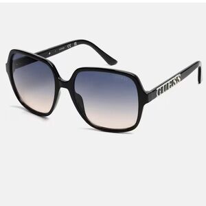 Guess square black sunglasses 01W 58 17- NWT